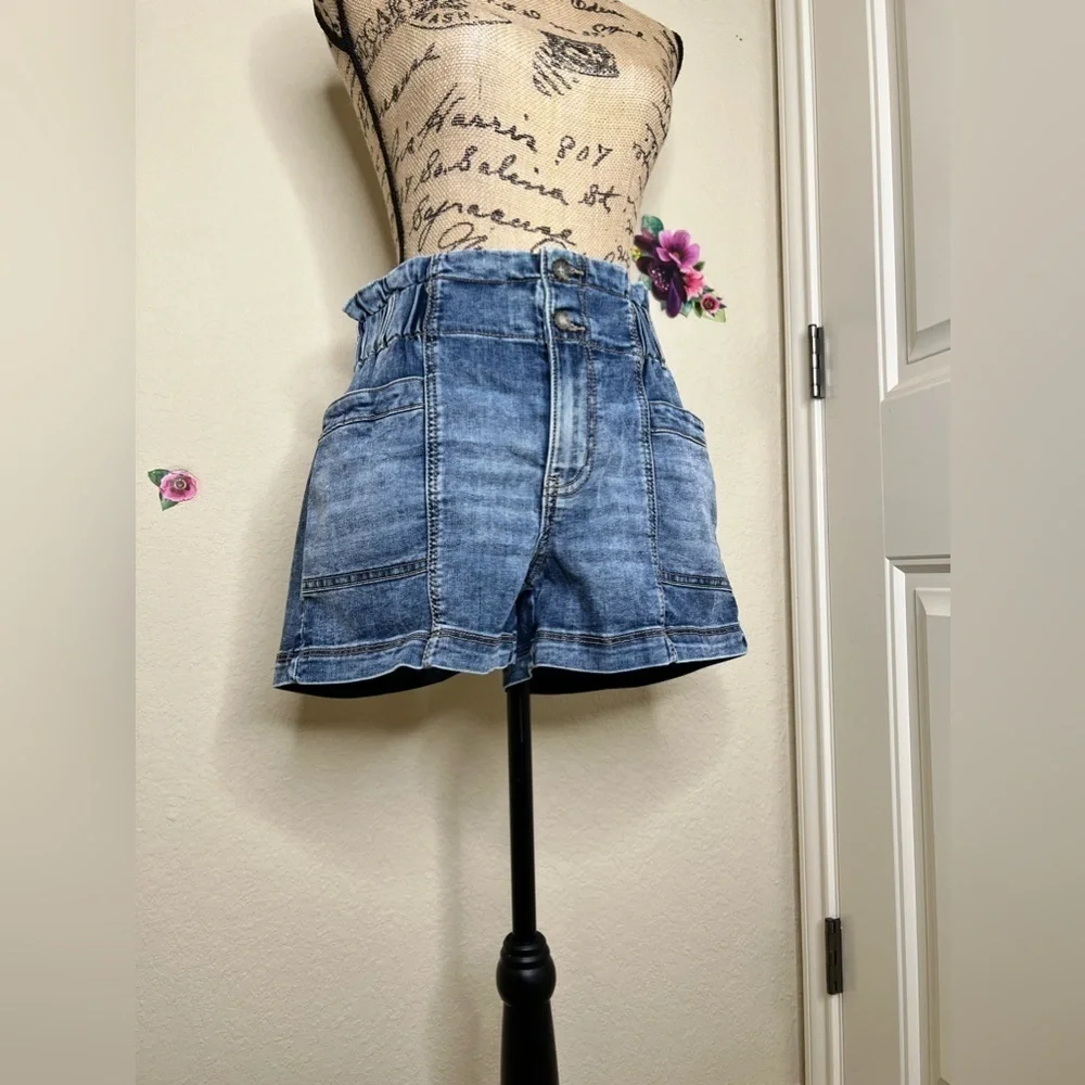 High Waist Y2K Denim Shorts